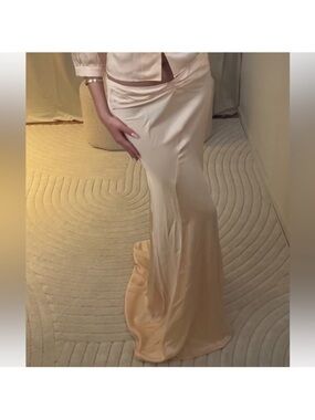 Zara x Kate Moss Long Pleated skirt